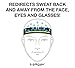HALO HEADBANDS Sweatband Sport Hat, Black, One Size