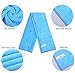 HOPESHINE Microfiber Sports Towel Soft Travel Towels Fast Drying Gym Towels 3-Pack 16inch X 32inch (Dark Blue+Light Blue+Grey)