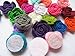 YYCRAFT Pack of 20PCS Felt Flower Rose 1.5