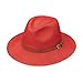 Wallaroo Hat Company Women’s Naples Fedora – UPF 50+, Colorful, Designed in Australia, Orange