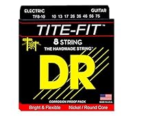 DR Strings TF8-10 8 String Tite-Fit Nickel Plated Medium Electric Guitar Set
