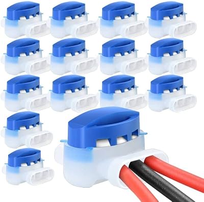 VABNEER Waterproof 3-Wire Cable Connectors with Gel-Filled (20 Pack)