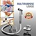 EIGSO Metal kitchen sink glass rinser,kitchen sink accessories bottle rinser,304 stainless steel anti rust glass washer,White