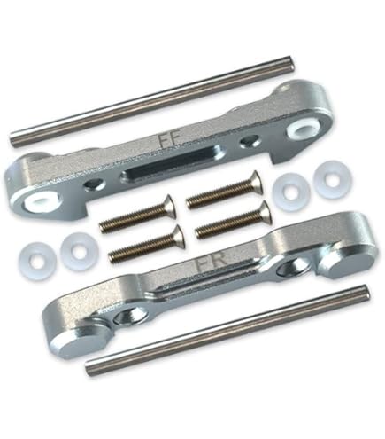 Team Losi Racing TLR344037 Carbon Front Arm Inserts - 8X Option Parts For Gas RC Cars & Trucks