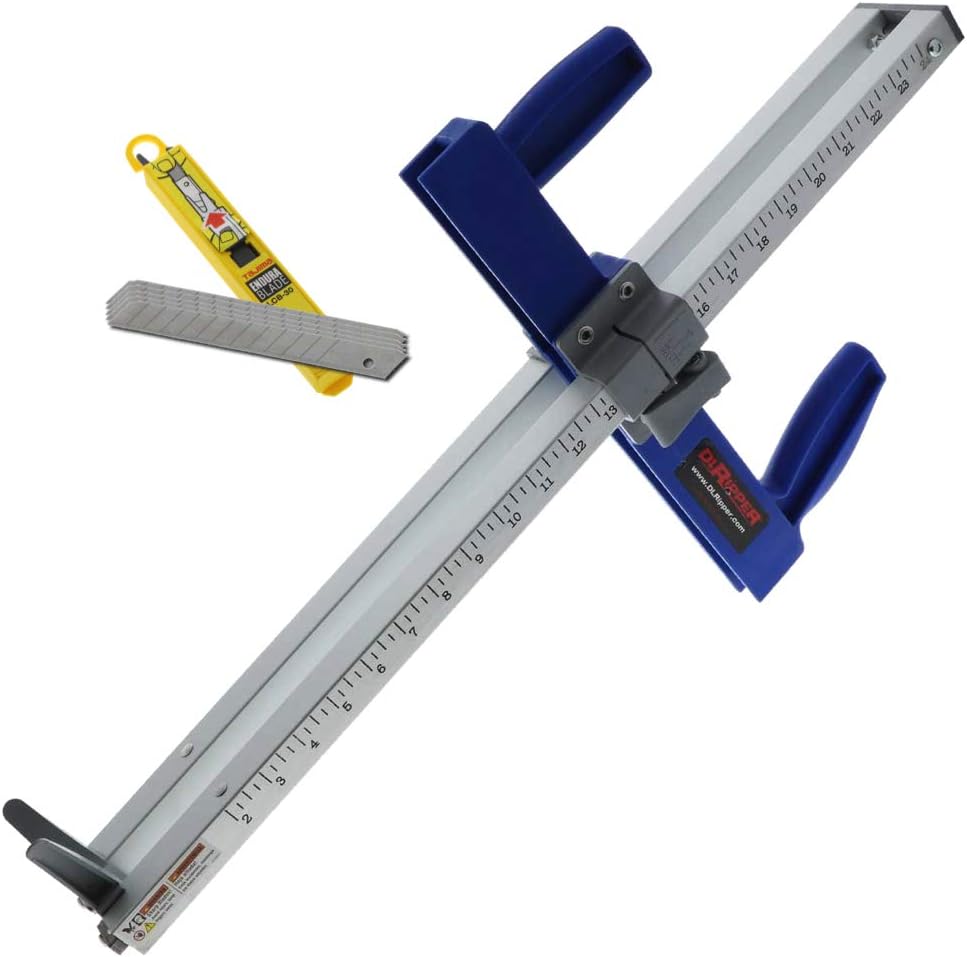 DL Ripper Drywall Ripping Tool + 120 Extra Blades Cut Fast, Even