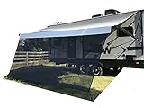 Tentproinc RV Awning Sun Shade 9' X 16'3'' Black