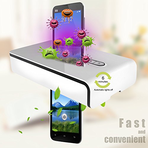 Svpro portable smartphone sanitizer charger multi-use u…