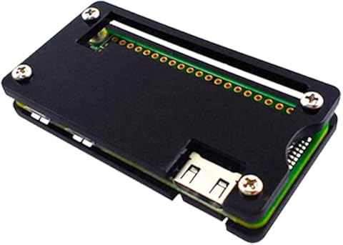 SDENSHI Carcasa Acrílica Negra Carcasa Carcasa Carcasa Protector para Raspberry Pi