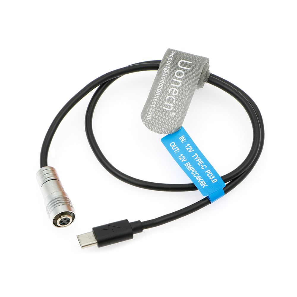 Uonecn Control Cable for Ronin RS2|RSC2|RS3|RS3-Pro USB-C Male to Z-CAM E2 Flagship Series 4-Pin Female