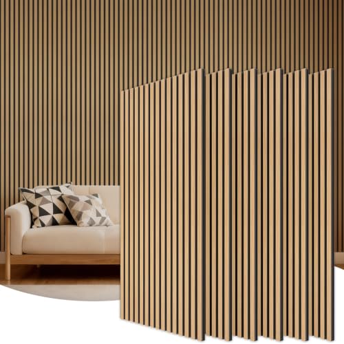 TONOR Holz-Wandpaneele für Innenwand-Deko – 6er-Pack, 120 × 60 cm