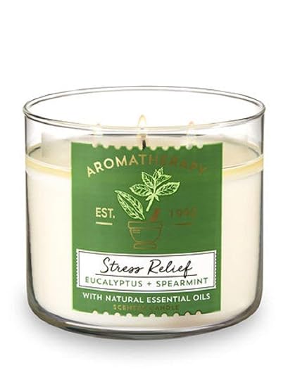 Bath & Body Works, Aromatherapy Stress Relief 3-Wick Candle, Eucalyptus Spearmint