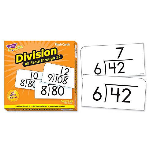 Trend Enterprises Division 0-12 All Facts Skill Drill Flash Cards