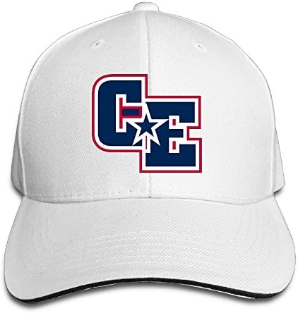 YLSD CE Logo Unisex Washed Twill Sandwich Bill Cap Adjustable Peaked Baseball Cap Fashion Golf Hat Cool Baseball Caps &amp; Golf Capsstrapback Hats White