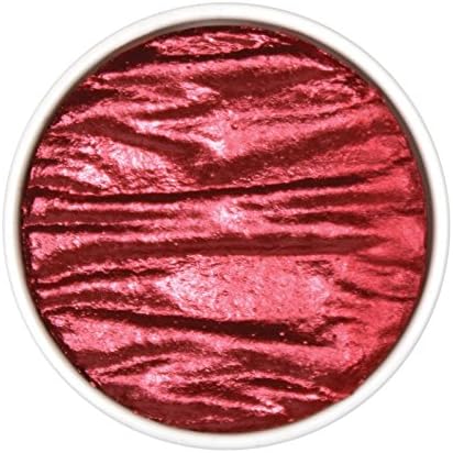Coliro Artist Mica Pearlcolor Watercolor Paint, M1200-40 Red (1.2" Refill) by Finetec GmbH