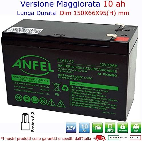 Yuasa Batteria Al Piombo Acido 12 V 2 7 Ah Np2 7 12 By Amp Miglior Prezzo Quadrato Amazon It Elettronica