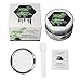 Blackhead Mask - LuckyFine Bamboo Charcoal Peel-off Blackhead Mask, Deep Cleansing Face Mask, Blackhead Acne Pimples Treatment Mask, Blackhead Extractor, Resist Strawberry Nose + Mirror and Spoon