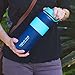 Thermo Tank Insulated Stainless Steel Water Bottle - Ice Cold 36 Hours! Vacuum + Copper Technology - SS Inner Lid, Silicone Grip - 40 Ounce (Navy + Mint, 40oz)