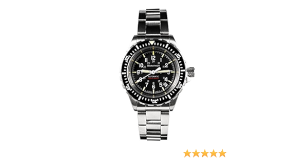 Marathon Horloge WW194006BRACE-NGM GSAR Swiss Made Military Issue Diver's  Automatic Horloge met Tritium (41mm, roestvrij stalen armband, geen  overheid markeringen) : Amazon.nl: Elektronica