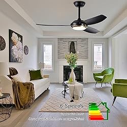 Duckbeer 46" Modern Ceiling Fans with Lights and