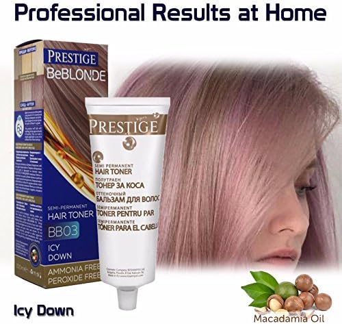 Vips Prestige Beblonde Semi Permanent Hair Toner Colour Silvery