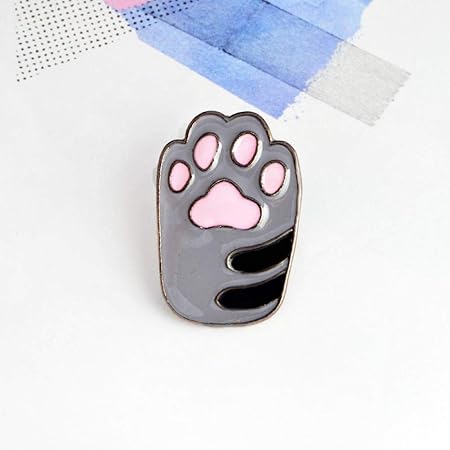 Pcbdfq Broche élégante Chat Chaton Pattes Broches Dessin