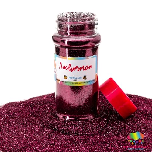 The Glitter Guy: Anchorman (Premium Metallic Burgundy Glitter) 3.6oz FINE 0.010