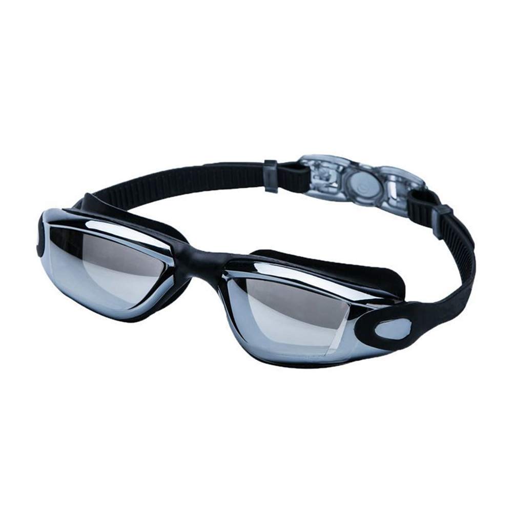 Swimming Goggles Adult, Swim Goggles Anti Fog No Leaking UV Protection with Wide View for Men Women