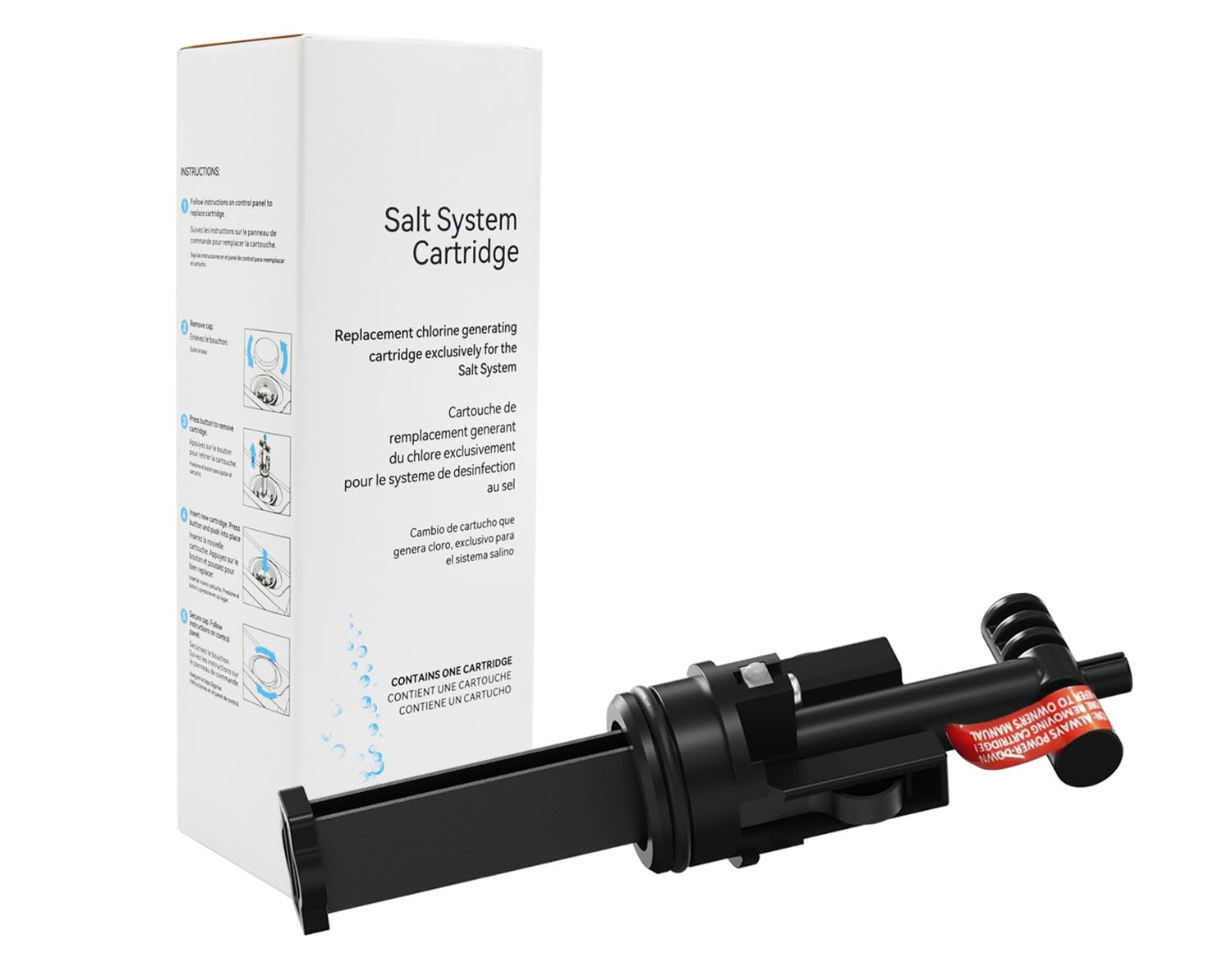 Photo 1 of Salt Water chlorination System Cartridge Replacement for Spas & Hot Tubs/Hot Spring Highlife/Limelight,Chlorine-Generating Filter for Gentle,Soft Fresh Water to Helps Combat Dry Eyes&Itchy Skin,1Pack