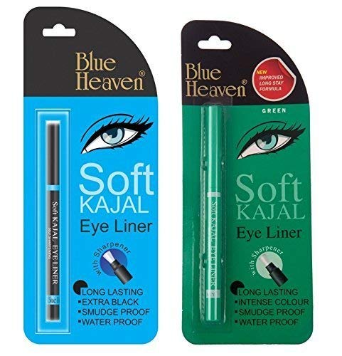 Blue Heaven Combo Of Soft Kajal Black 