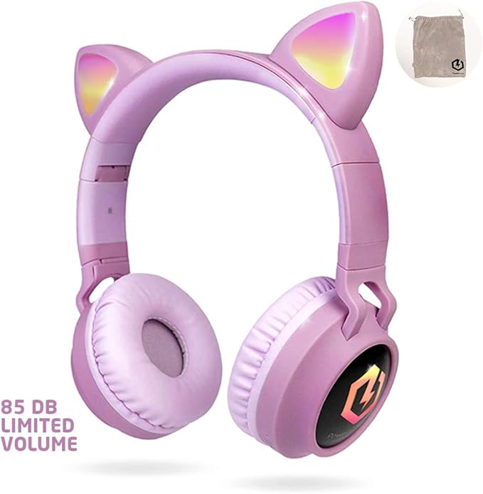 Cuffie Bluetooth Bambini PowerLocus - Limitate A 85dB, Pieghevoli, Con Microfono - Foto 10