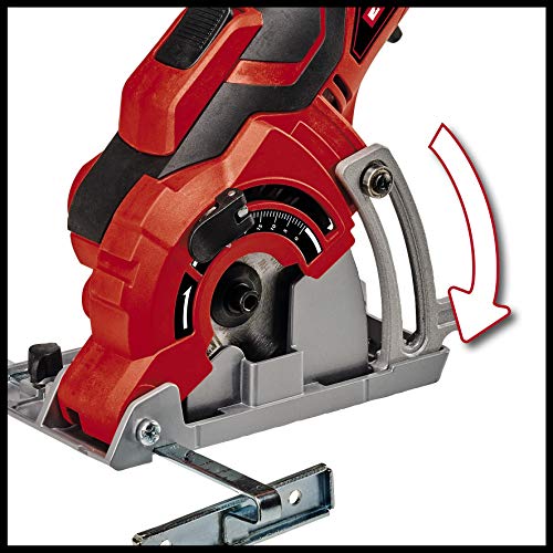 Einhell Mini-Handkreissäge TC-CS 89 (600 Watt, einfache, werkzeuglose Einstellung der Schnitttiefe bis 27 mm… – Bild 5
