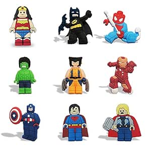 DEBON Imanes de nevera divertidos de Superhéroe imán de nevera Set ...