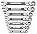 Craftsman 7-Piece Inch Universal Ratcheting Flex Wrench Set, #35271