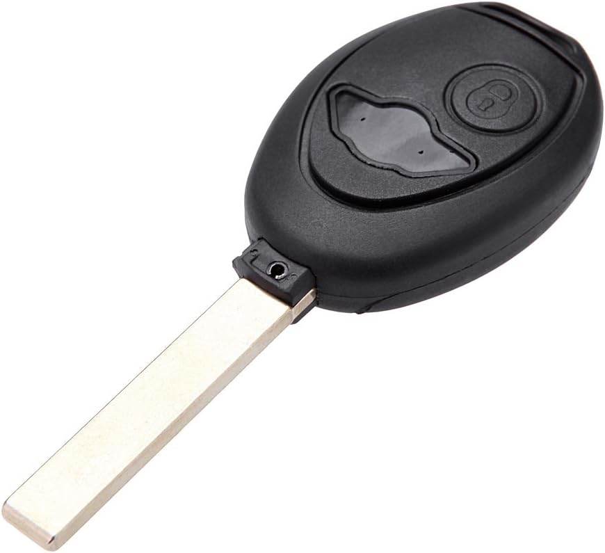 Walmeck New Uncut Blade Blank Key Shell Case Remote Fob for BMW Mini Cooper R50 R53