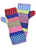 Solmate Socks - Mismatched Fingerless Mittens/Gloves for Women or for Men, Made in USA
