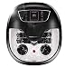 ACEVIVI Foot Spa Bath Massager with Heat and Massage and Bubble Jets, Motorized Shiatsu Massage Ball + Motorized Maize Roller + Rotatable Pedicure Stone, Red Light, Adjustable Time & Temperature,LED