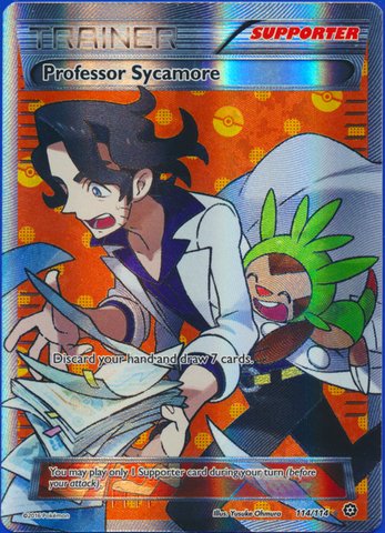Pokemon - Professor Sycamore (114/114) - XY Steam Siege - //coolthings.us