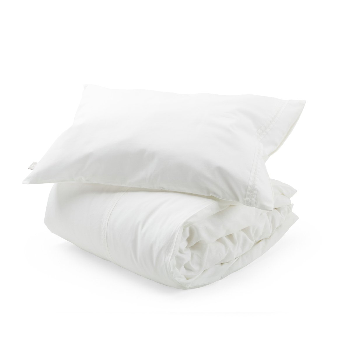 100x135cm ホワイト ベッドリネン ストッケ B01lynoizh 枕カバー ふとんカバーセット 布団カバー 2021春大特価セール