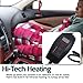 Zone Tech Car Heated Travel Blanket - Plaid Premium Quality 12V Automotive Comfortable Heating Car Seat Blanket Great for Summer