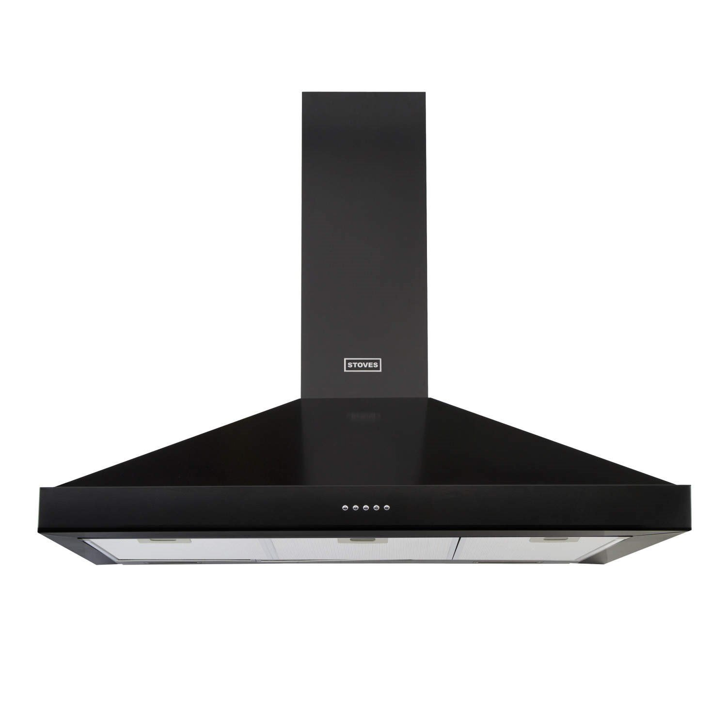 Stoves S1100 Richmond 110cm Wide Chimney Cooker Hood Black Amazon.co