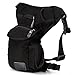 ELEGIANT New Men Multi-Purpose Racing Drop Leg Bag Motorcycle Outdoor Bike Cycling Thigh Tactical Bag Black