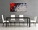 Seekland Large Hand Painted Red and White Abstract Acrylic Canvas Wall Art Modern Artwork Contemporary Painting for Living Room Stretched Ready to Hang (Framed 60