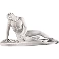 Design Toscano PD1948 7 in. Dying Gaul (Galeta Morente) Statue,white