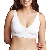 Slick Chicks Wireless Front Closure Bras for Women - Adaptive Post Surgery Bra White