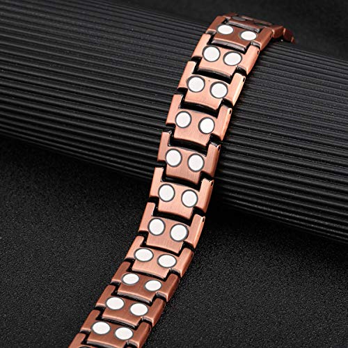 Copper and Bracelet for Men Large Copper Bracelet 8.5