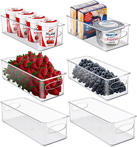 clear plastic pantry bins