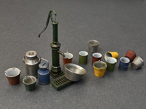 MiniArt 35578 Water Pump Set, Buildings and Accessories Collection 1/35 Scale Model Kit - Thumbnail 2