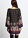Oyanus Womens Bohemian Ethnic Style Tribal Print Bell Sleeve Loose Causal Dress