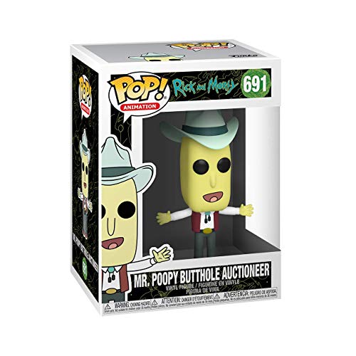 Funko Pop! Animation: Rick and Morty - Mr. Poopy Butthole Auctioneer - //coolthings.us