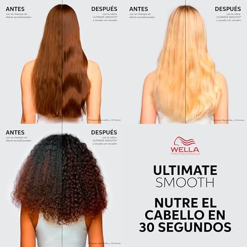 Ultimate Smooth - Champô Hidratante para o Tratamento Capilar com Escualano e Ómega 9 - Cabelo seco, opaco e com crepas (250ml)